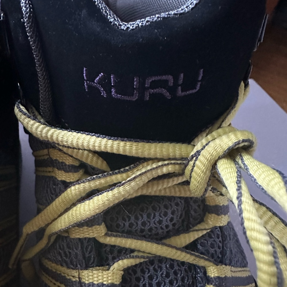 KURU Charcoal and Lemon Athletic Shoes